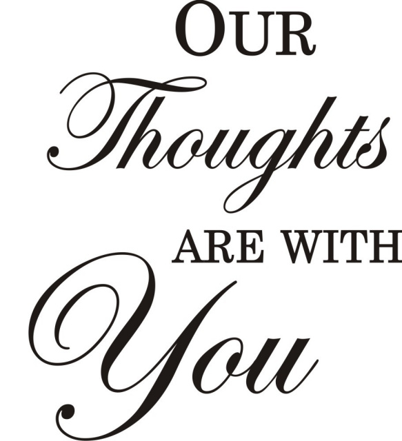 Our Thoughts With You Greeting